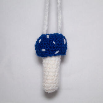 blue mushroom